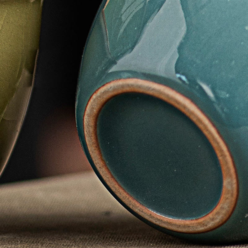 Tazza da tè in ceramica dipinta a mano con motivo Buddha Stones Koi Fish, tazza da tè Kung Fu da 50 ml - image 2