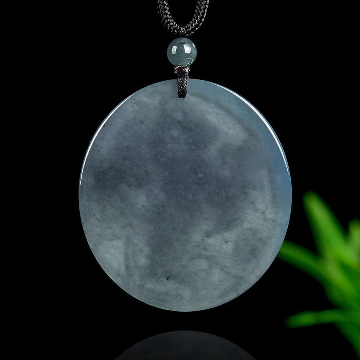 Buddha Stones Anno del Cavallo Giada Fortuna Abbondanza Collana Pendenti - image 10