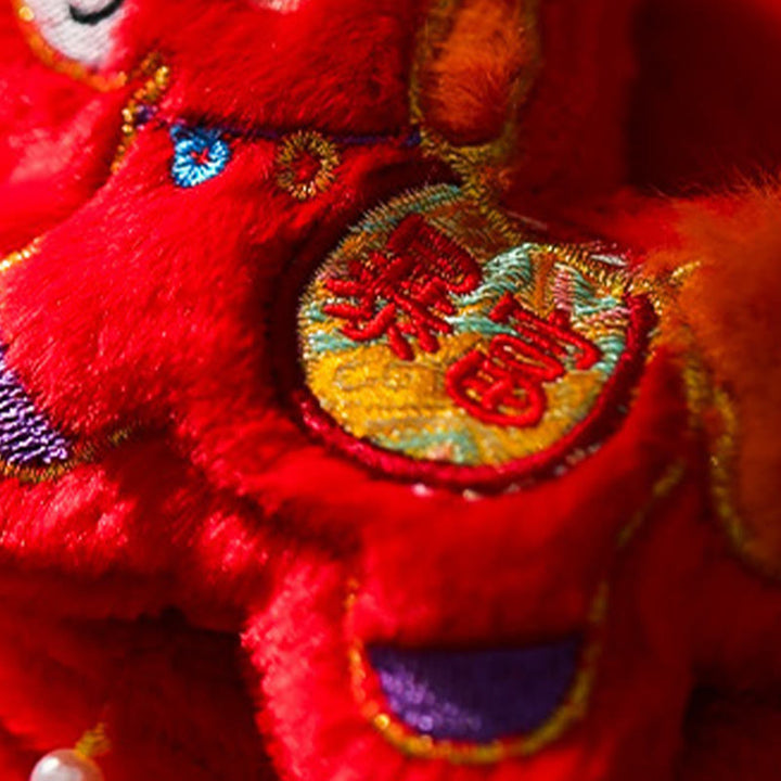 Buddha Stones Anno del Cavallo 2026 Capodanno Carattere Fu Arricchisciti Nappa Ricamo Busta Rossa Cinese - image 7