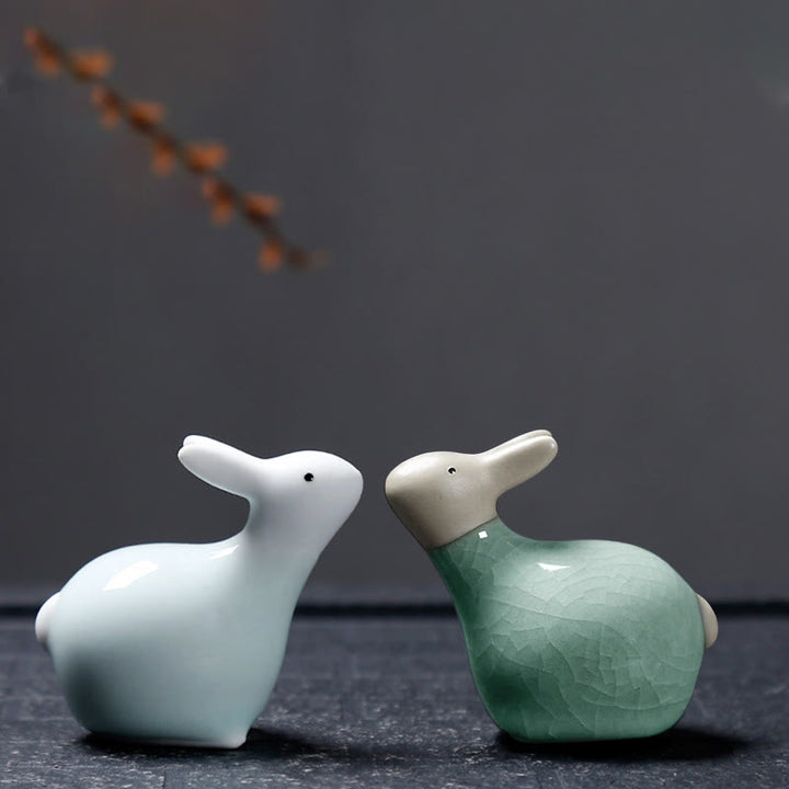 Buddha Stones Zodiaco cinese Ceramica Tè Animale domestico Decorazione per la casa - image 37