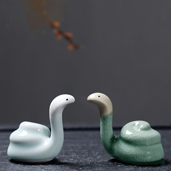 Buddha Stones Zodiaco cinese Ceramica Tè Animale domestico Decorazione per la casa - image 33