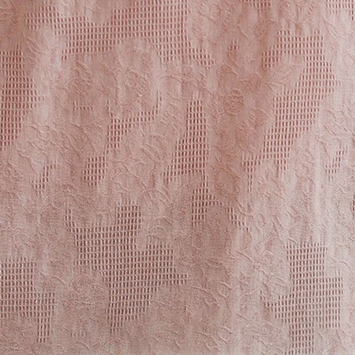 Camicia da donna in cotone a maniche lunghe con colletto rialzato e bottoni a rana, motivo floreale tradizionale Buddha Stones Spring - image 14