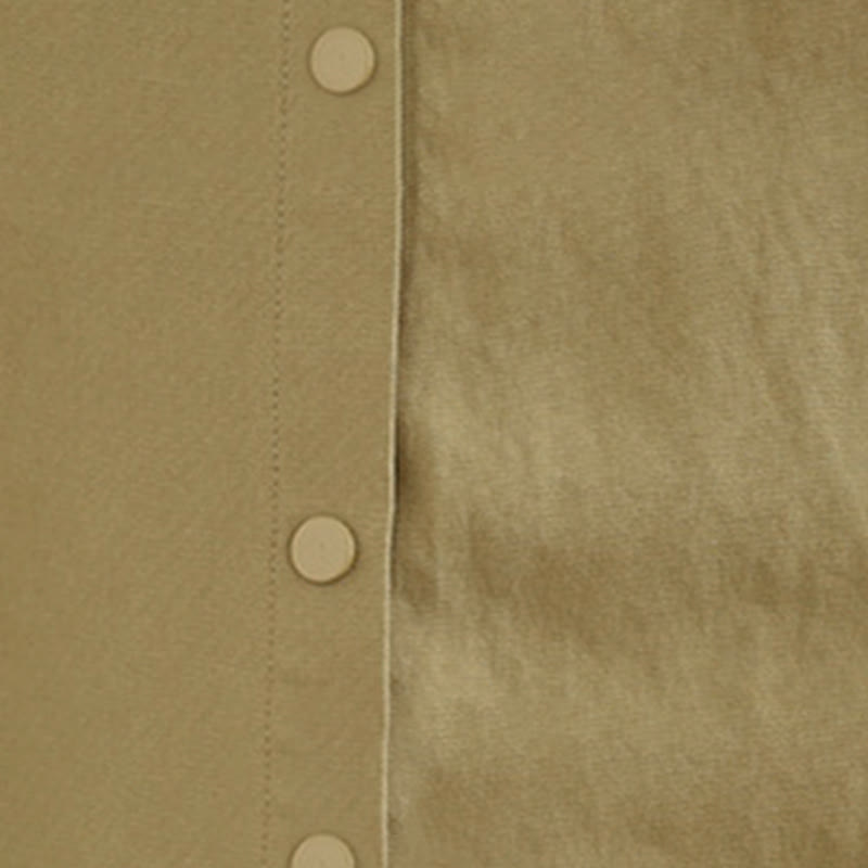 Buddha Stones Giacca da donna in cotone a maniche lunghe con bottoni e risvolto in tinta unita, dal design semplice - image 19