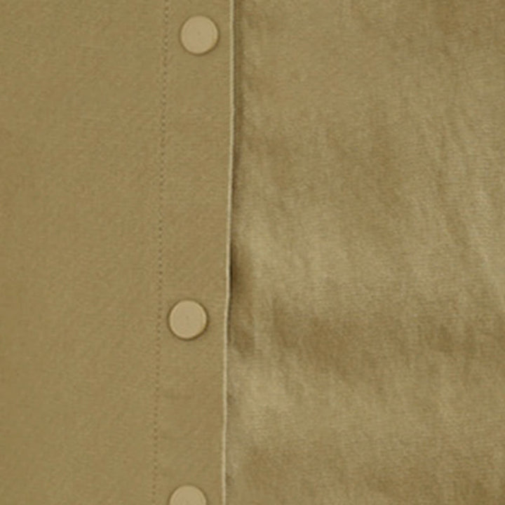 Buddha Stones Giacca da donna in cotone a maniche lunghe con bottoni e risvolto in tinta unita, dal design semplice - image 19