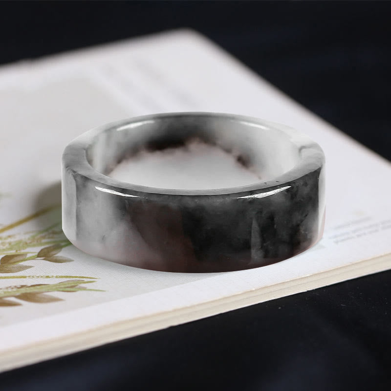 Buddha Stones Anello di giada della prosperità e della fortuna - image 2