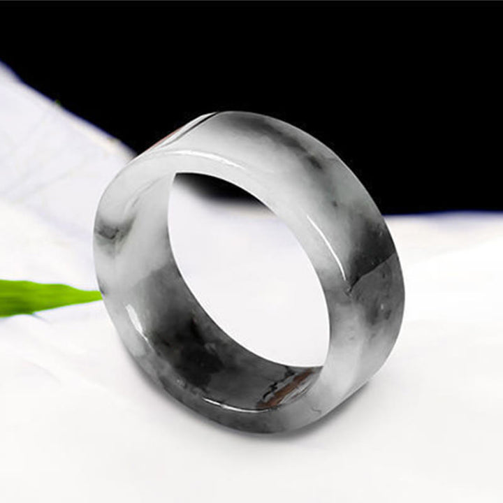 Buddha Stones Anello di giada della prosperità e della fortuna - image 7