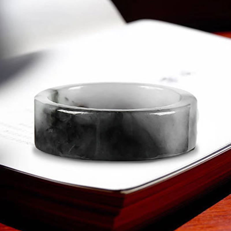 Buddha Stones Anello di giada della prosperità e della fortuna - image 4