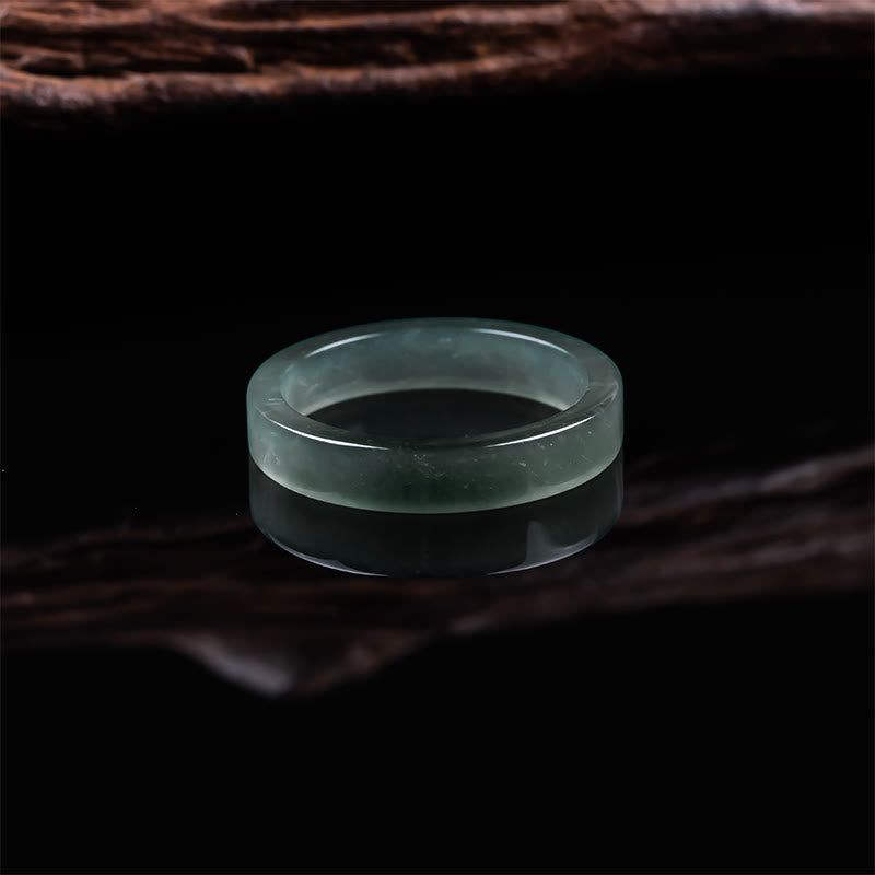 Buddha Stones Anello di giada con abbondanza e prosperità disponibile in diverse misure - image 4