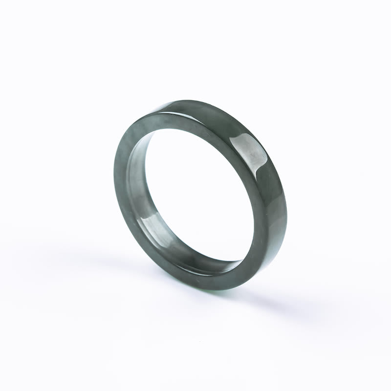 Buddha Stones Anello di giada con abbondanza e prosperità disponibile in diverse misure - image 7