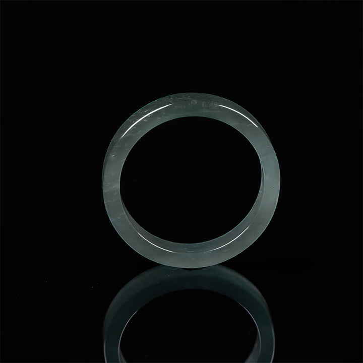 Buddha Stones Anello di giada con abbondanza e prosperità disponibile in diverse misure - image 1