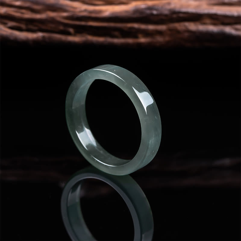 Buddha Stones Anello di giada con abbondanza e prosperità disponibile in diverse misure - image 3