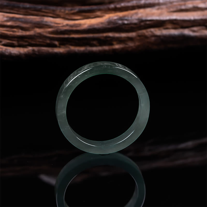 Buddha Stones Anello di giada con abbondanza e prosperità disponibile in diverse misure - image 2