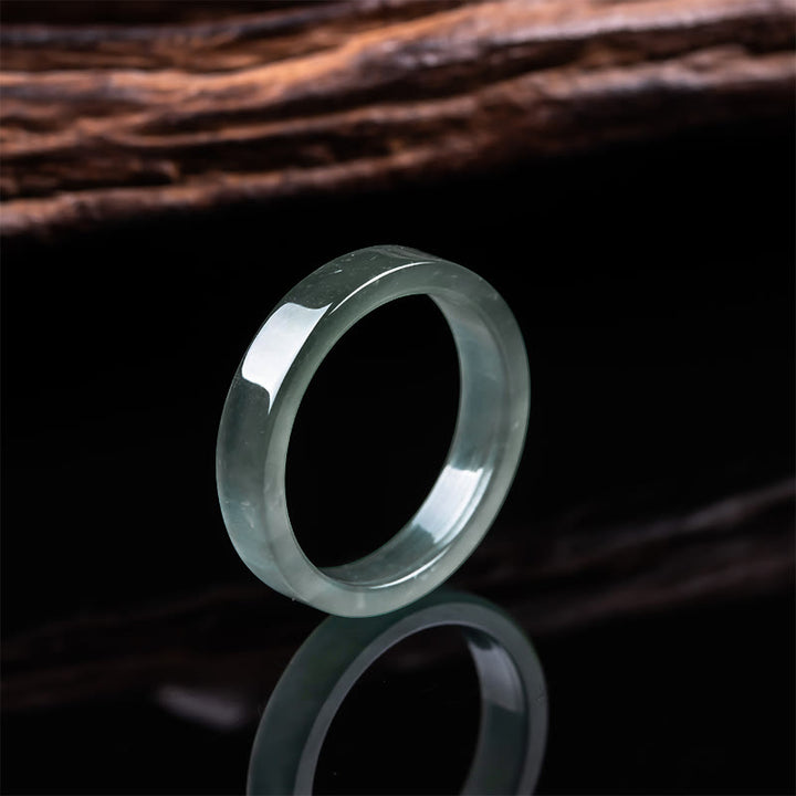 Buddha Stones Anello di giada con abbondanza e prosperità disponibile in diverse misure - Giada - 21 millimetri - image 0