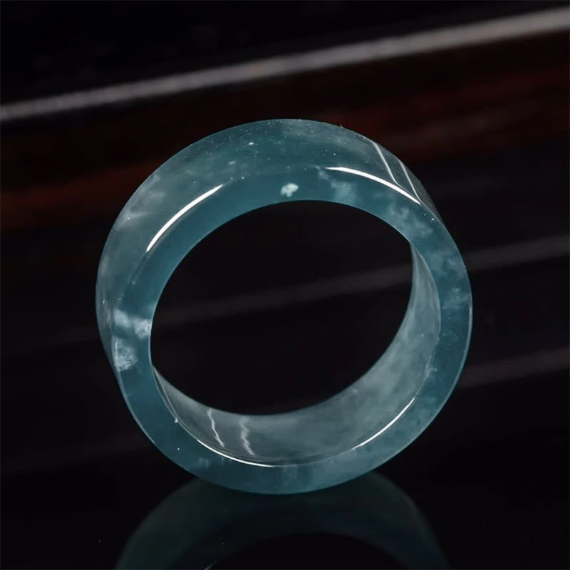 Buddha Stones Anello di giada fortuna abbondanza prosperità - image 1