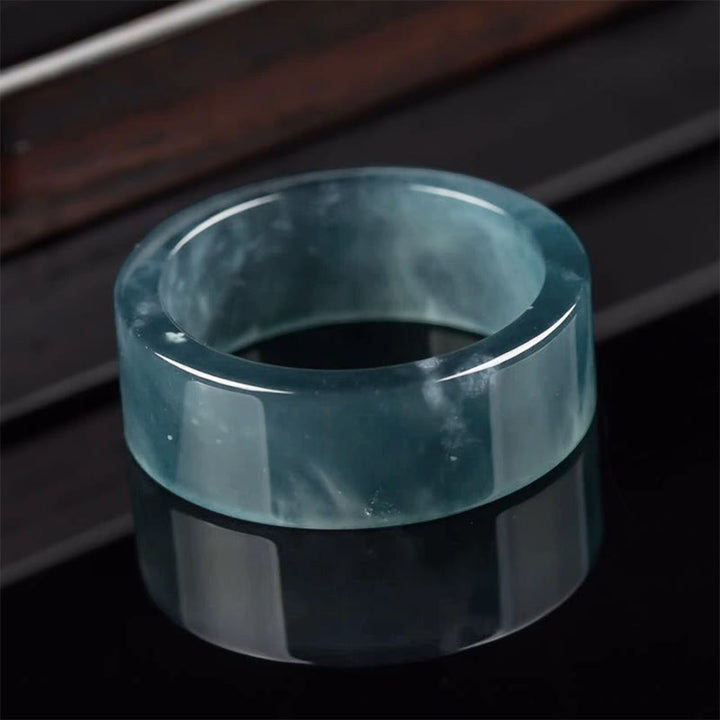 Buddha Stones Anello di giada fortuna abbondanza prosperità - image 2