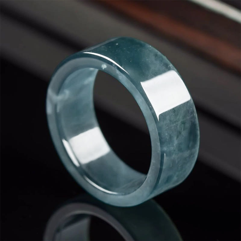 Buddha Stones Anello di giada fortuna abbondanza prosperità - Giada (20,2 mm) - image 0