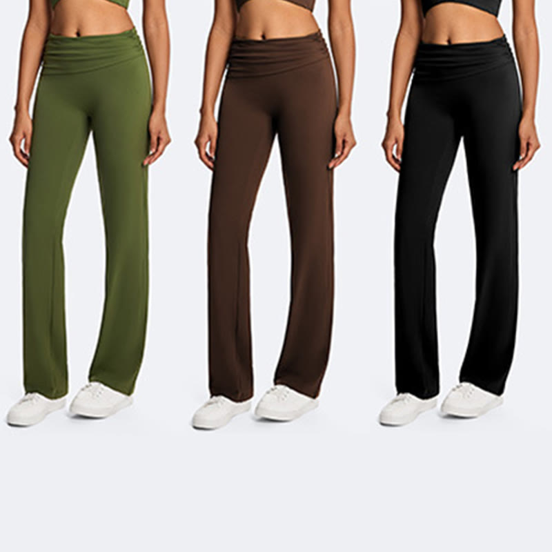 Buddha Stones Top senza maniche senza spalline con scollo all'americana e schiena scoperta, pantaloni a gamba dritta per sport, fitness e yoga - image 30