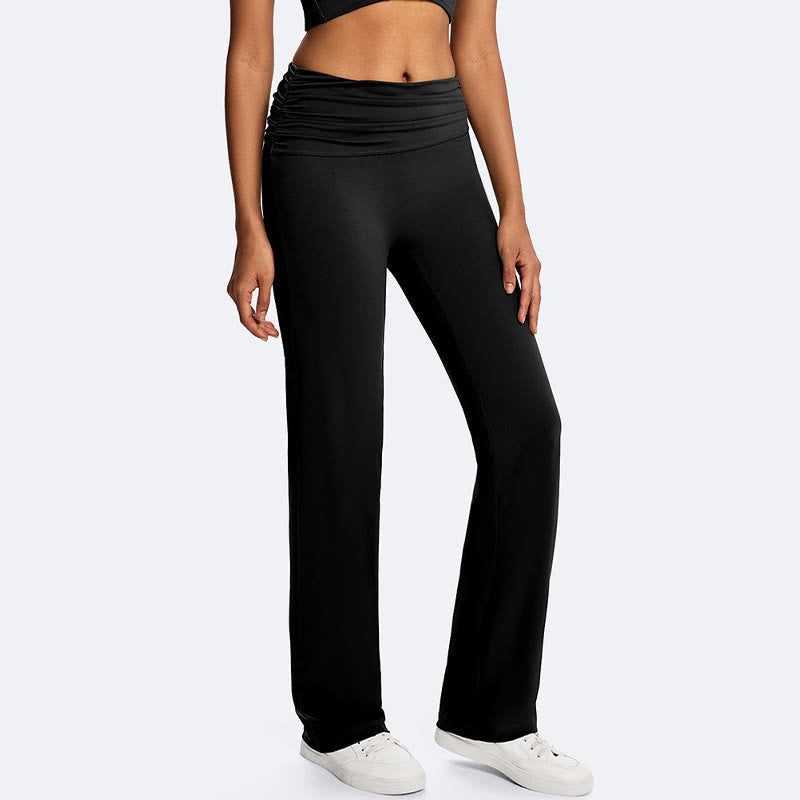 Buddha Stones Top senza maniche senza spalline con scollo all'americana e schiena scoperta, pantaloni a gamba dritta per sport, fitness e yoga - Nero (solo pantaloni) - US14, UK/AU18, EU46 (2XL) - image 23