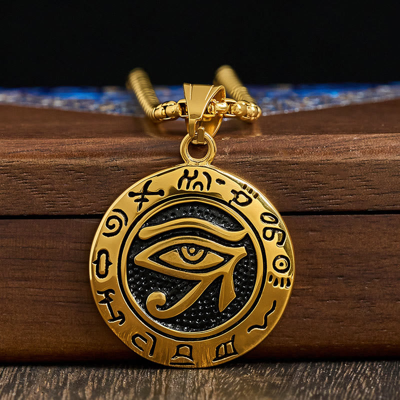 Collana con ciondolo in acciaio al titanio e Buddha Stones contro il malocchio - image 10