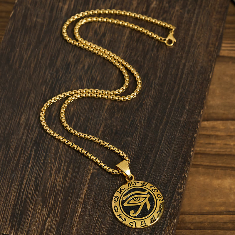 Collana con ciondolo in acciaio al titanio e Buddha Stones contro il malocchio - image 11