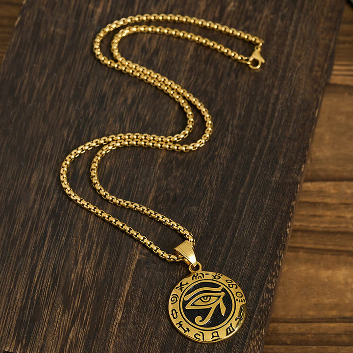 Collana con ciondolo in acciaio al titanio e Buddha Stones contro il malocchio - image 11