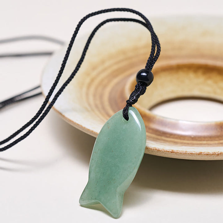 Collana con ciondolo Buddha Stones Koi Fish, cristallo rosa, agata indiana, ametista, topazio, diaspro rosso, calore e successo - image 45