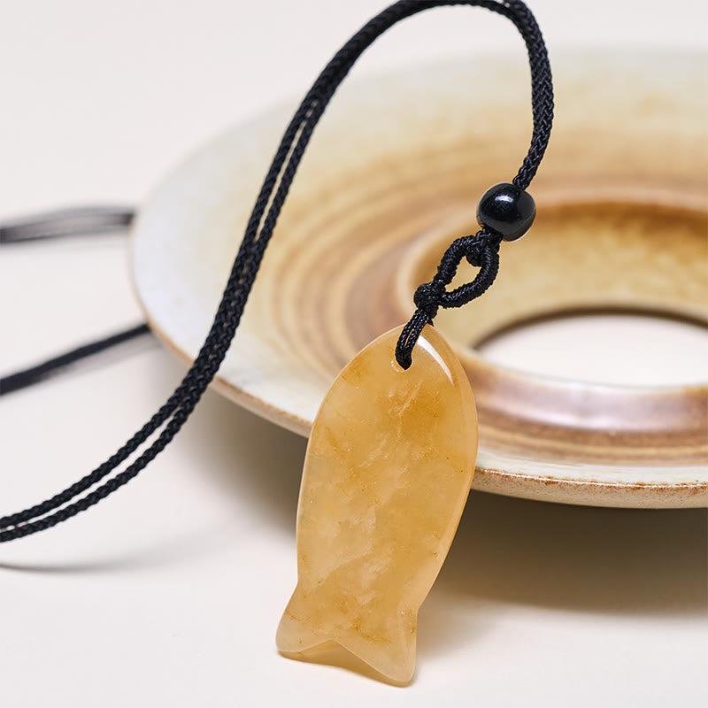 Collana con ciondolo Buddha Stones Koi Fish, cristallo rosa, agata indiana, ametista, topazio, diaspro rosso, calore e successo - image 16