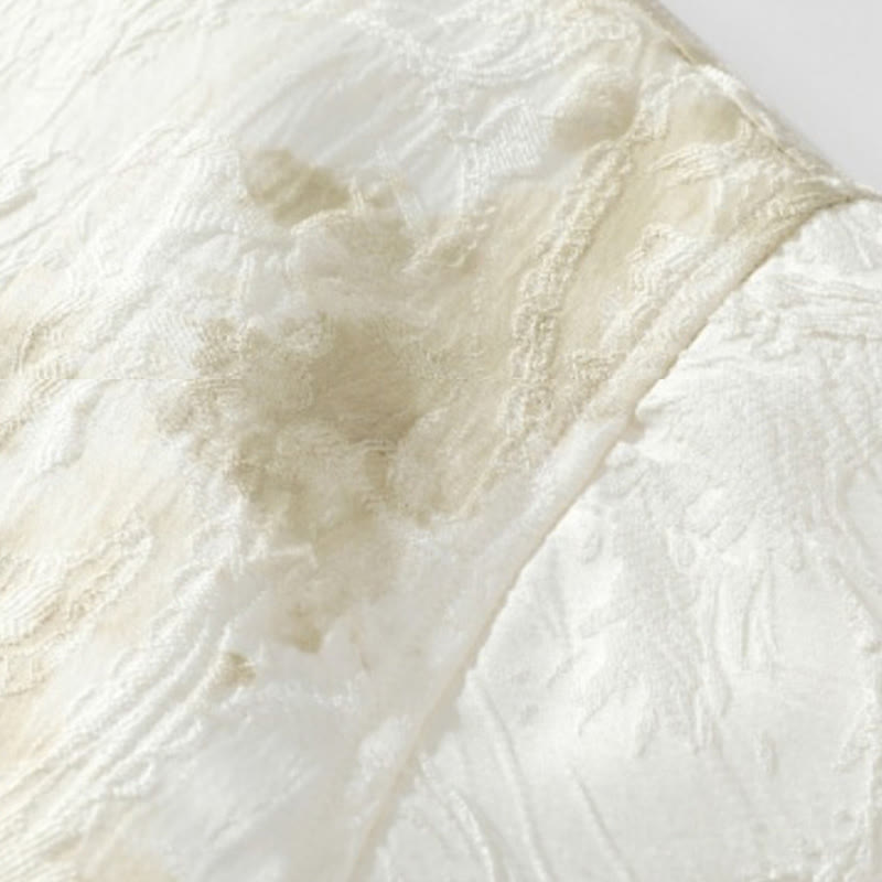 Buddha Stones Camicia da uomo in cotone a mezza manica con bottoni e motivo Bagua in jacquard testurizzato - image 5