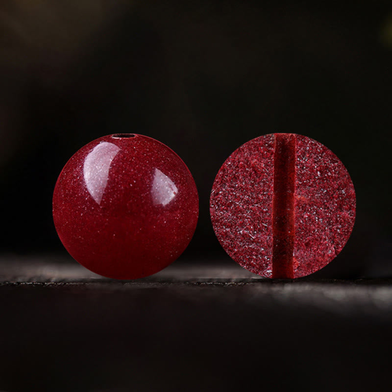Buddha Stones Braccialetto della benedizione del cinabro dell'anno del cavallo - image 13
