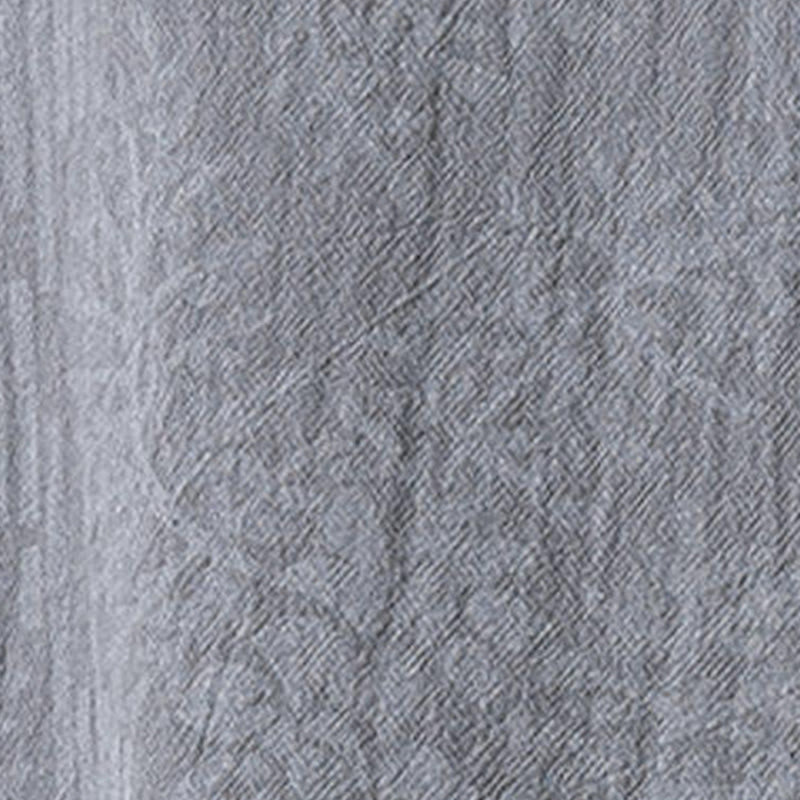 Buddha Stones Camicia da uomo in cotone con maniche corte, bottoni a rana e tasche, modello estivo con fiori e erba - image 10