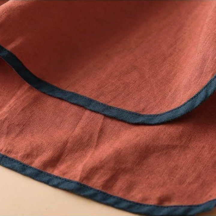 Camicia da donna a maniche lunghe con ricamo floreale retrò Buddha Stones. - image 9