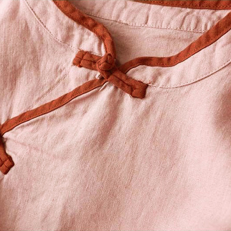 Camicia da donna a maniche lunghe con ricamo floreale retrò Buddha Stones. - image 15