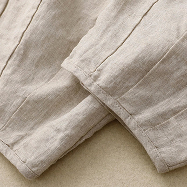 Buddha Stones Pantaloni harem da donna con tasche, lunghezza 7-8, con design color blocking, modello Commute - image 6