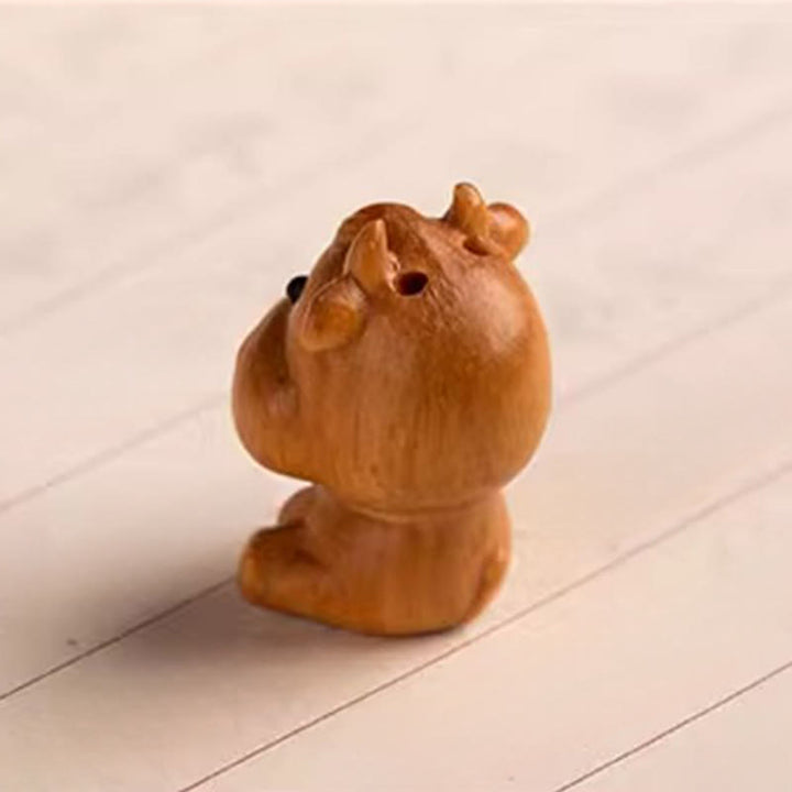 Buddha Stones Portachiavi con benedizione dei semi di Bodhi della stella e della luna del sandalo rosso dell'anno del cavallo - image 19