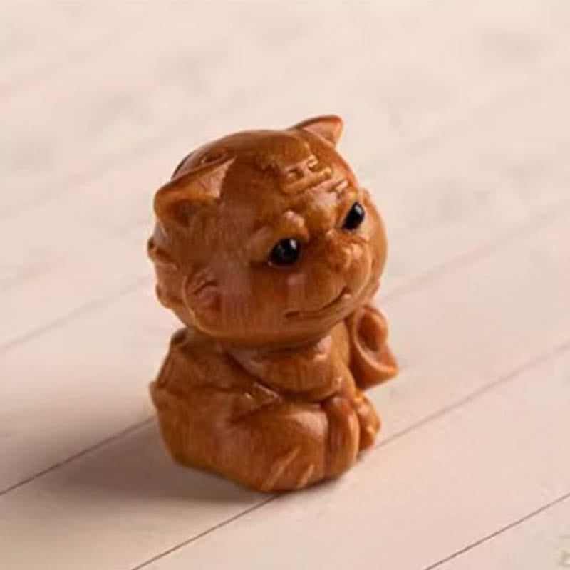 Buddha Stones Portachiavi con benedizione dei semi di Bodhi della stella e della luna del sandalo rosso dell'anno del cavallo - image 14