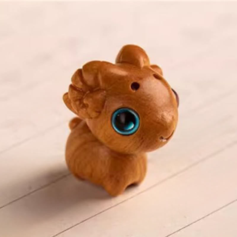 Buddha Stones Portachiavi con benedizione dei semi di Bodhi della stella e della luna del sandalo rosso dell'anno del cavallo - image 33