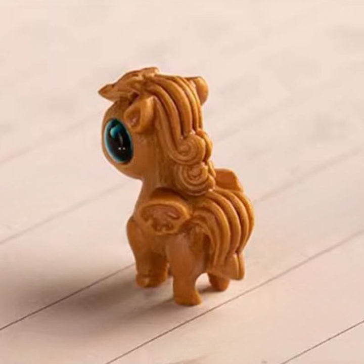 Buddha Stones Portachiavi con benedizione dei semi di Bodhi della stella e della luna del sandalo rosso dell'anno del cavallo - image 2