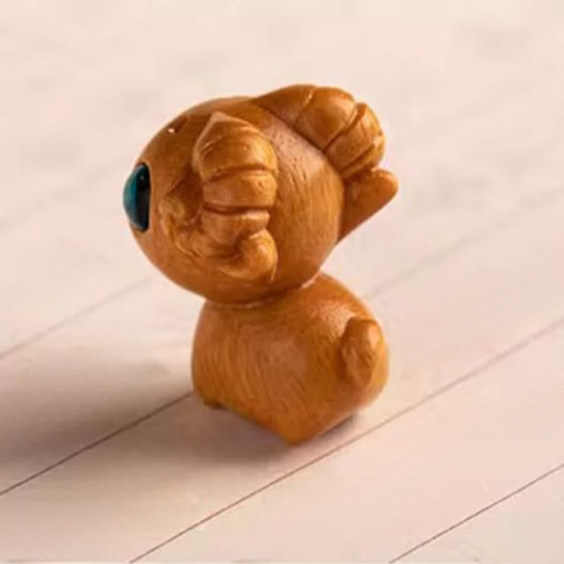 Buddha Stones Portachiavi con benedizione dei semi di Bodhi della stella e della luna del sandalo rosso dell'anno del cavallo - image 34