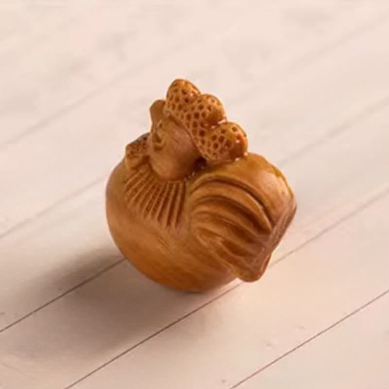 Buddha Stones Portachiavi con benedizione dei semi di Bodhi della stella e della luna del sandalo rosso dell'anno del cavallo - image 40