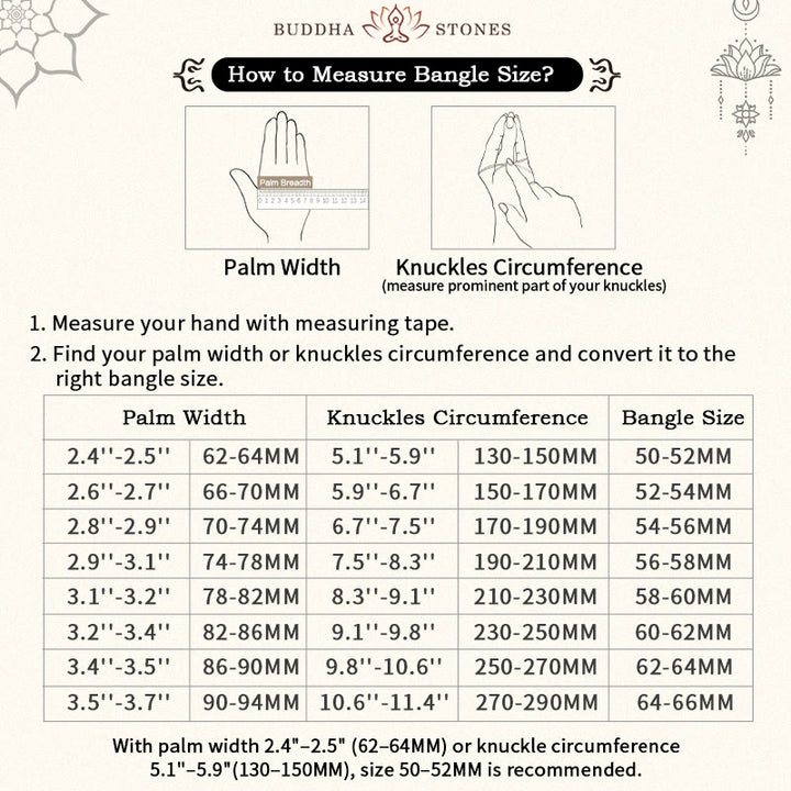 Buddha Stones Bracciale rigido aperto con motivo ad anelli intrecciati in rame, equilibrio e fortuna - image 5