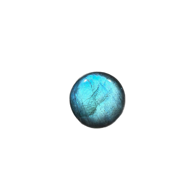 Buddha Stones Decorazione con statuetta curativa rotonda naturale in labradorite - image 1