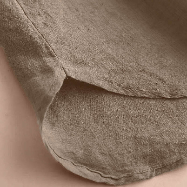 Camicia da donna casual a maniche a tre quarti con scollo rotondo e motivo Buddha Stones. - image 9