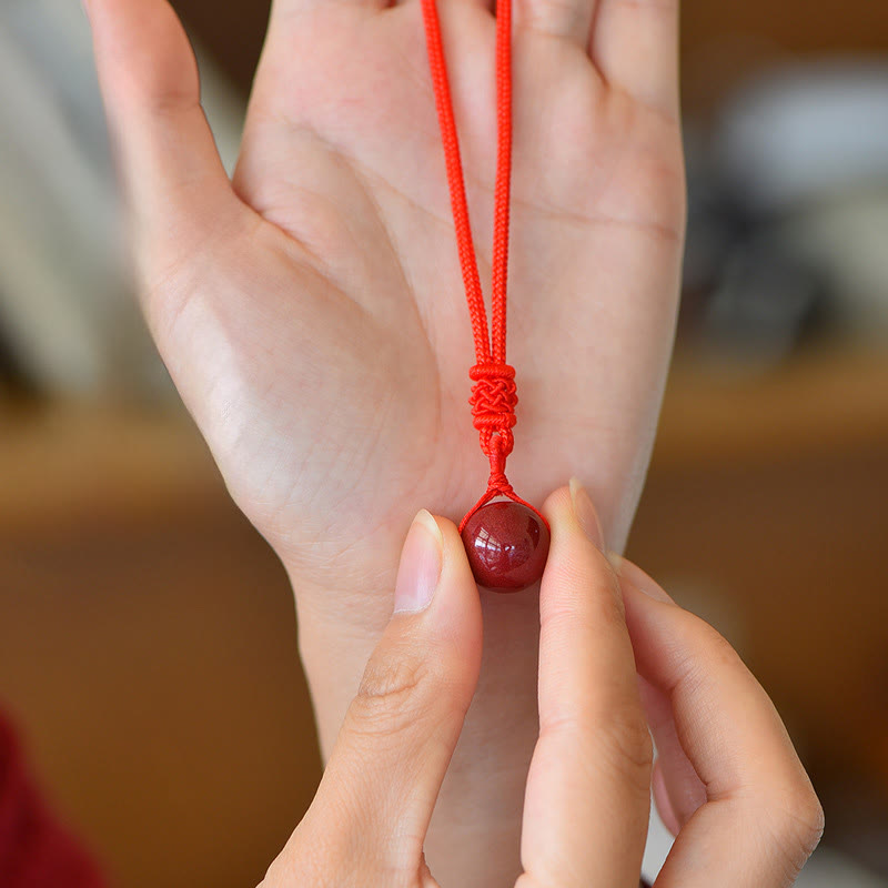 Buddha Stones Ciondoli per collane Cinnabar Keep Away Evil Spirits - image 3