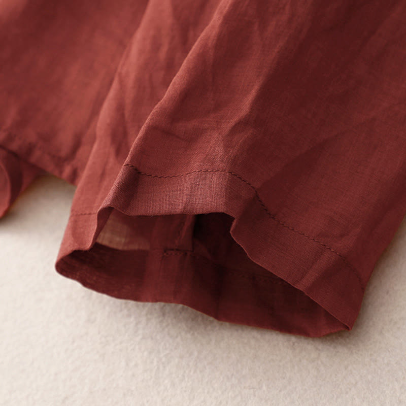 Buddha Stones Kimono estivo da donna con maniche lunghe e lacci, aperto sul davanti - image 4