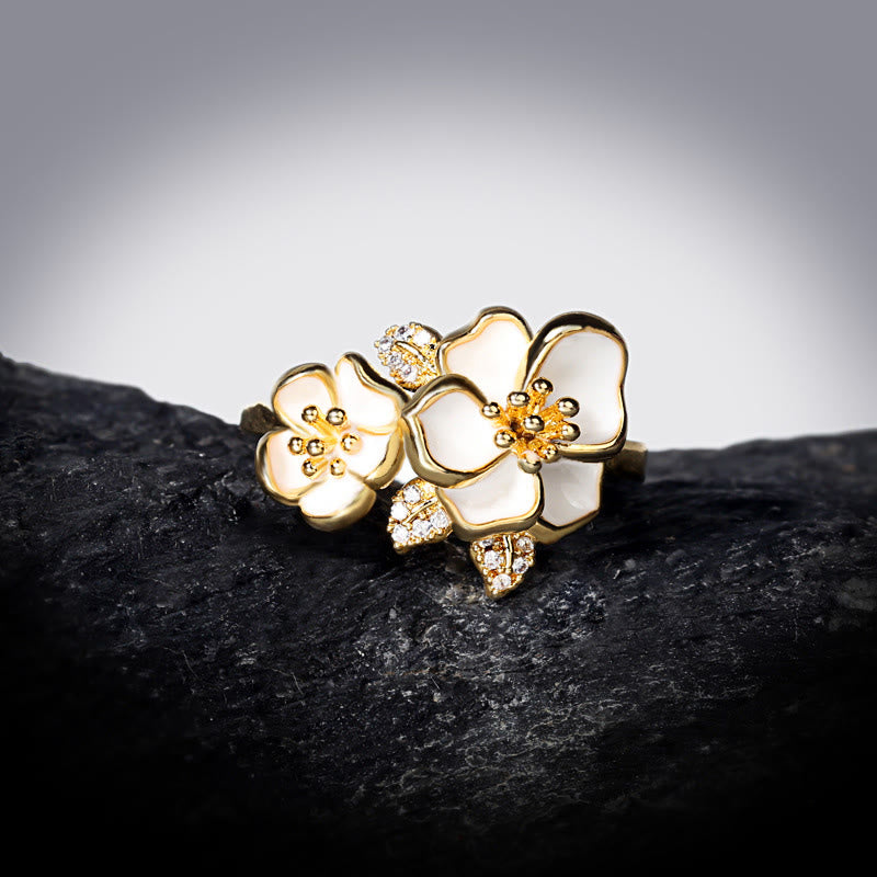 Buddha Stones Anello Daisy Copper Luck Balance - image 4