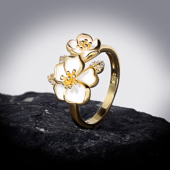 Buddha Stones Anello Daisy Copper Luck Balance - Rame - 15,9 mm - image 0