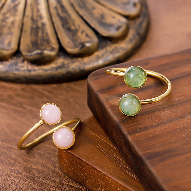 Buddha Stones Anello in acciaio al titanio Balance Calm - image 15