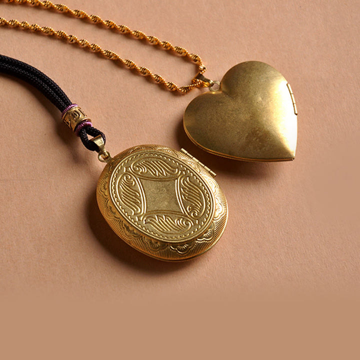 Buddha Stones Collana con ciondolo ricchezza Kwan Yin Avalokitesvara Zakiram in rame - image 35
