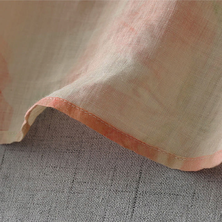 Buddha Stones Camicia da donna in poliestere con maniche lunghe e scollo rotondo con motivo floreale primaverile - image 13