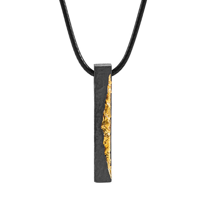 Buddha Stones Collana con ciondolo Om Mani Padme Hum della saggezza in argento sterling 999 e oro 999 - Om Mani Padme Hum e cordino cerato nero da 55 cm - image 12